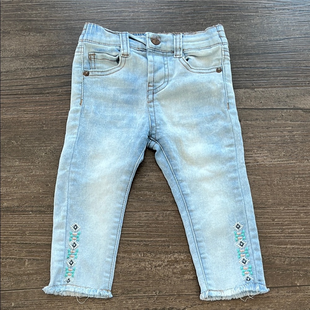Jessica Simpson Baby Girl Light Blue Jeans Size 12 Month